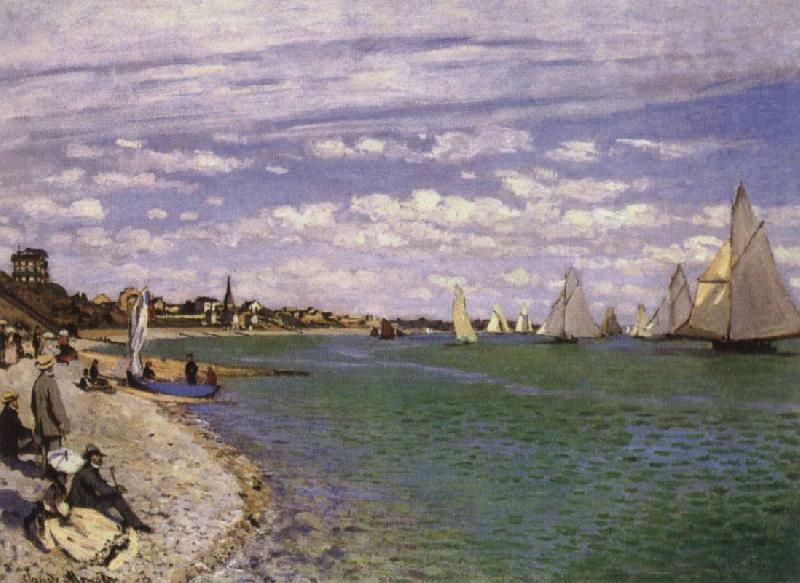 Edouard Manet The Regatta at Saomte-Adress oil painting image